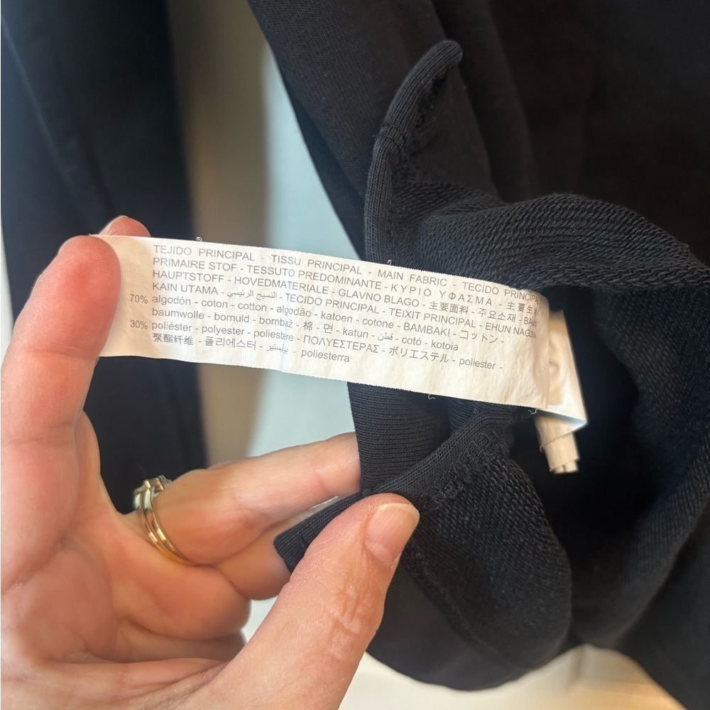 Zara Black Quarter Zip Sweatshirt - Picture 6 of 6